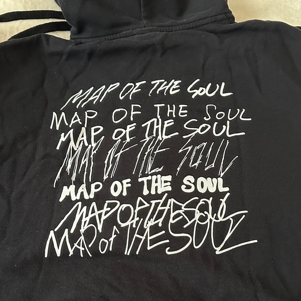 BTS Map of the Soul MOTS Tour Black Hoodie | Limited Edition - Picture 2 of 9